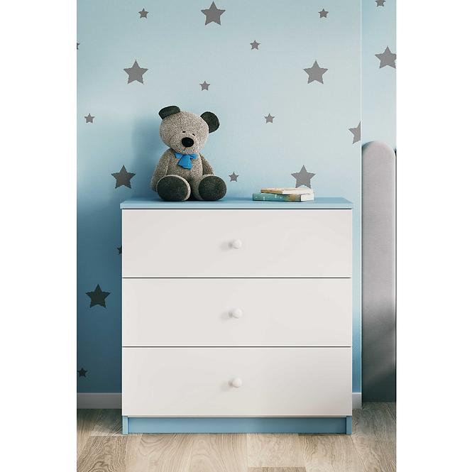 Komód gyermek számára Babydreams Kék