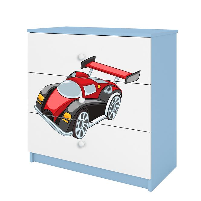 Komód Detsko számára Babydreams Kék– Auto