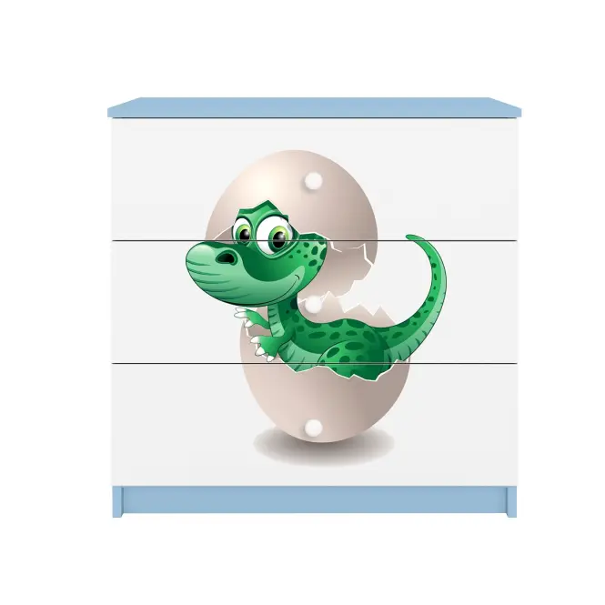 Komód gyermek számára Babydreams Kék– Dino,4