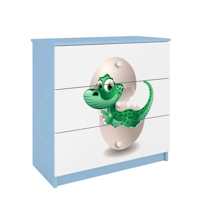 Komód gyermek számára Babydreams Kék– Dino