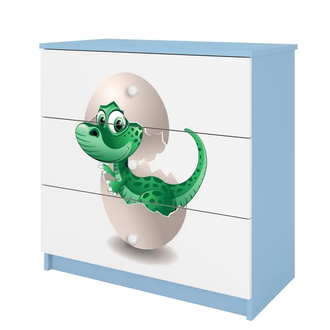 Komód gyermek számára Babydreams Kék– Dino,3