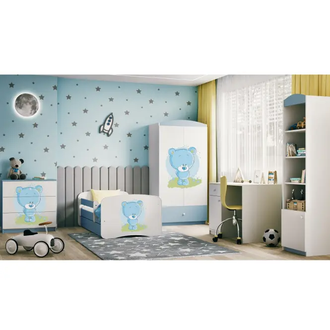 Komód gyermek számára Babydreams Kék– Medve kék