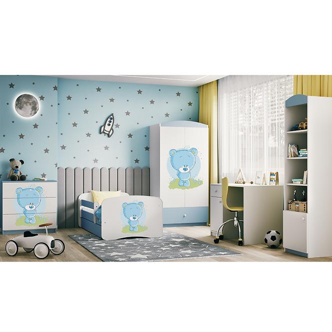 Komód gyermek számára Babydreams Kék– Medve kék