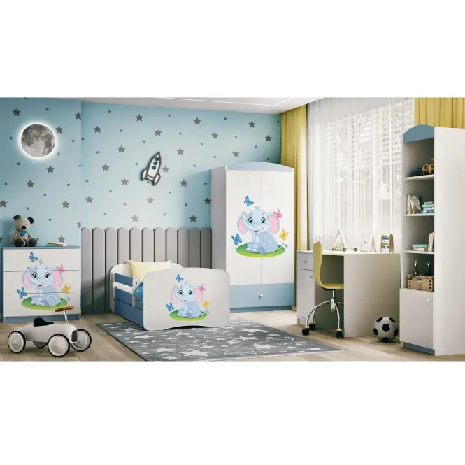 Komód gyermek számára Babydreams Kék– elefánt