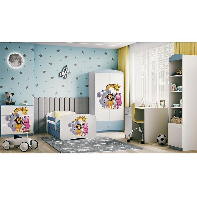 Komód gyermek számára Babydreams Kék– Zoo