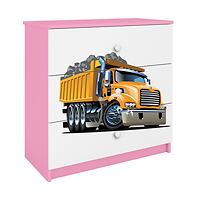 Komód Detsko számára Babydreams Rózsaszín – kamion