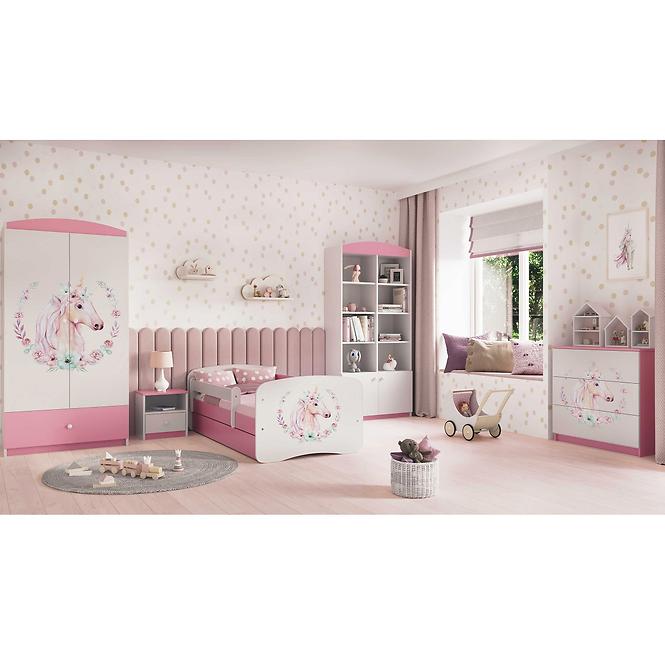 Komód gyermek számára Babydreams Rózsaszín – ló