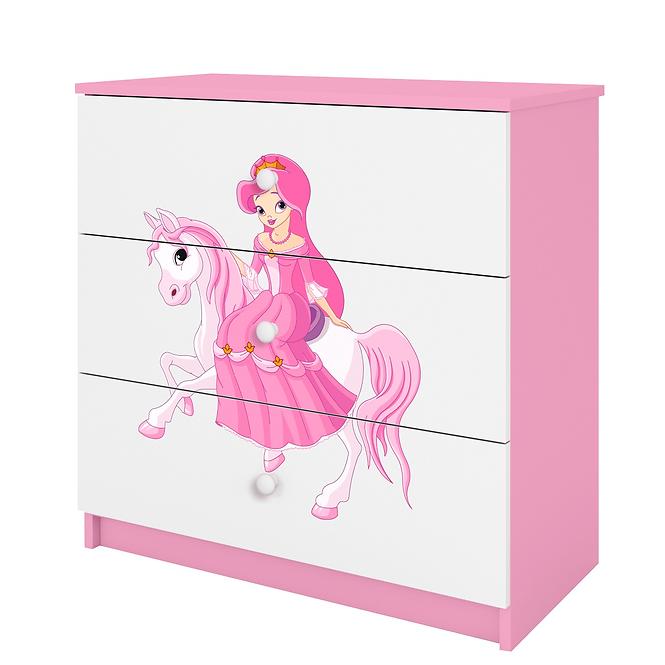 Komód gyermek számára Babydreams Rózsaszín – Hercegnő 1