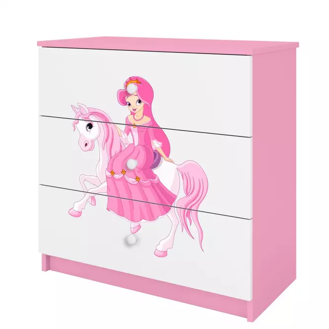 Komód gyermek számára Babydreams Rózsaszín – Hercegnő 1