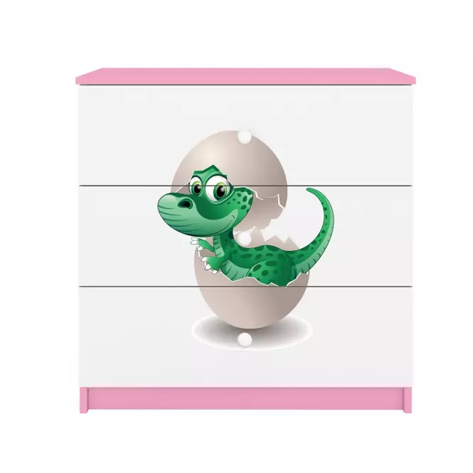 Komód gyermek számára Babydreams Rózsaszín – Dino