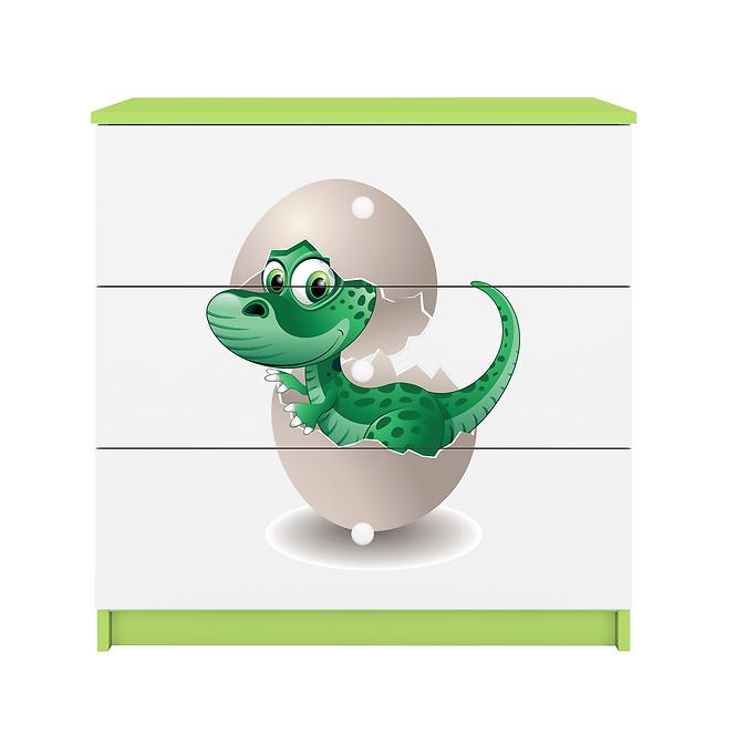 Komód Detsko számára Babydreams Zöld – Dino