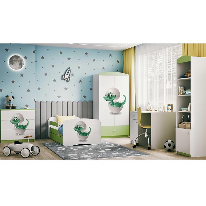 Komód gyermek számára Babydreams Zöld – Dínó