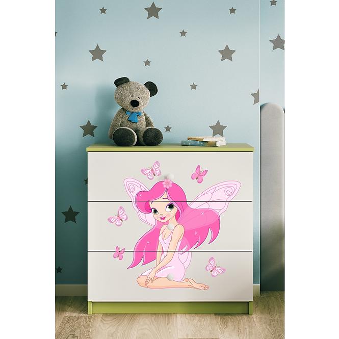 Komód gyermek számára Babydreams Zöld – Tündér 1
