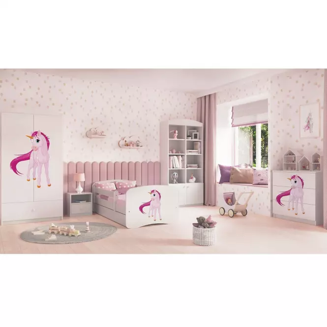 Szekrény Babydreams fehér – Egyszarvú,7