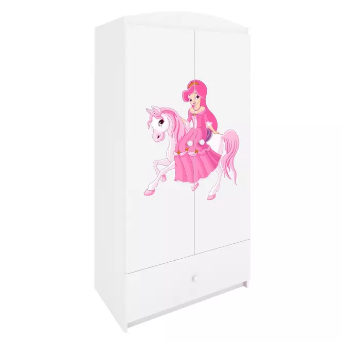 Szekrény Babydreams fehér – Hercegnő 1