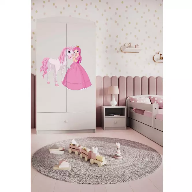 Szekrény Babydreams fehér – Hercegnő 2