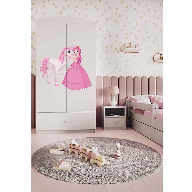 Szekrény Babydreams fehér – Hercegnő 2