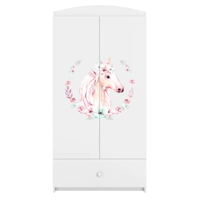 Szekrény Babydreams fehér – Ló,4