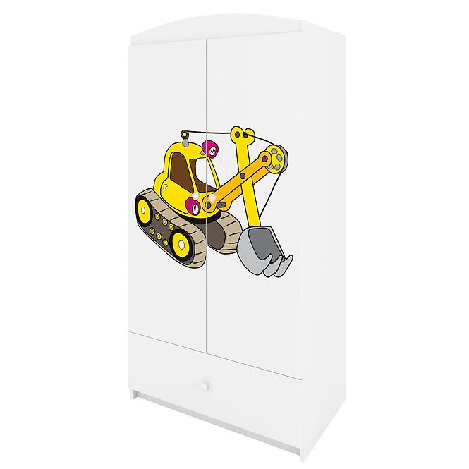 Szekrény Babydreams fehér – Kotrógép,4
