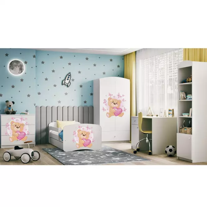 Szekrény Babydreams fehér – Medve Pillangó
