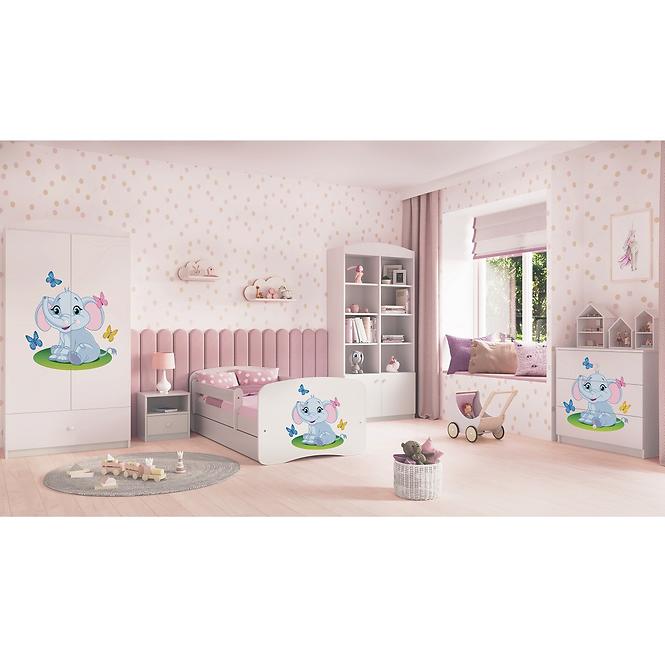 Szekrény Babydreams fehér – Elefánt