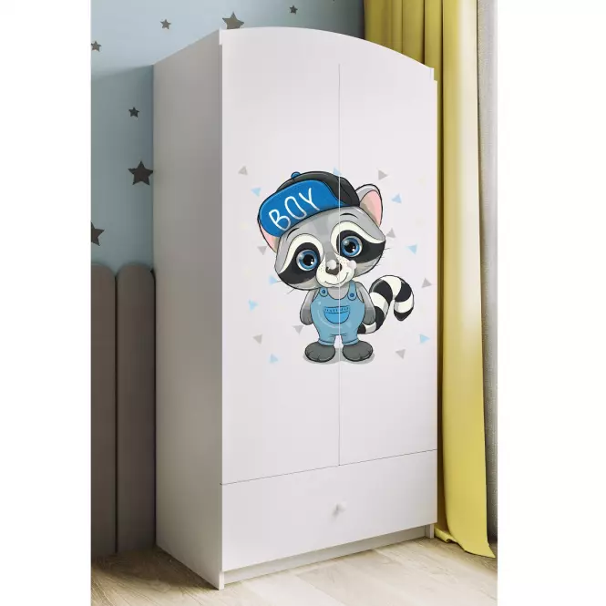 Szekrény Babydreams fehér – Mosómedve,6