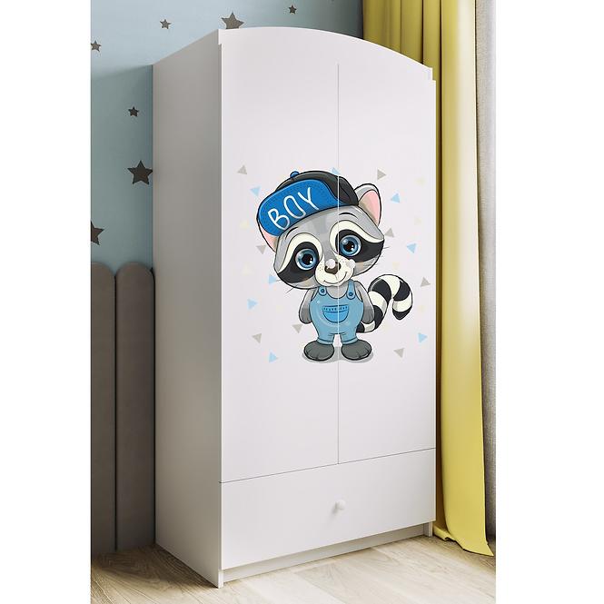 Szekrény Babydreams fehér – Mosómedve,6