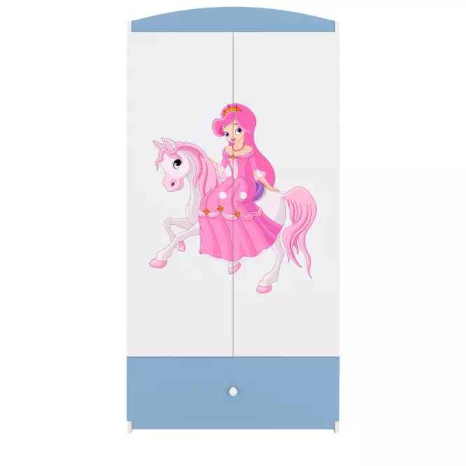 Szekrény Babydreams Kék – Hercegnő 1,5