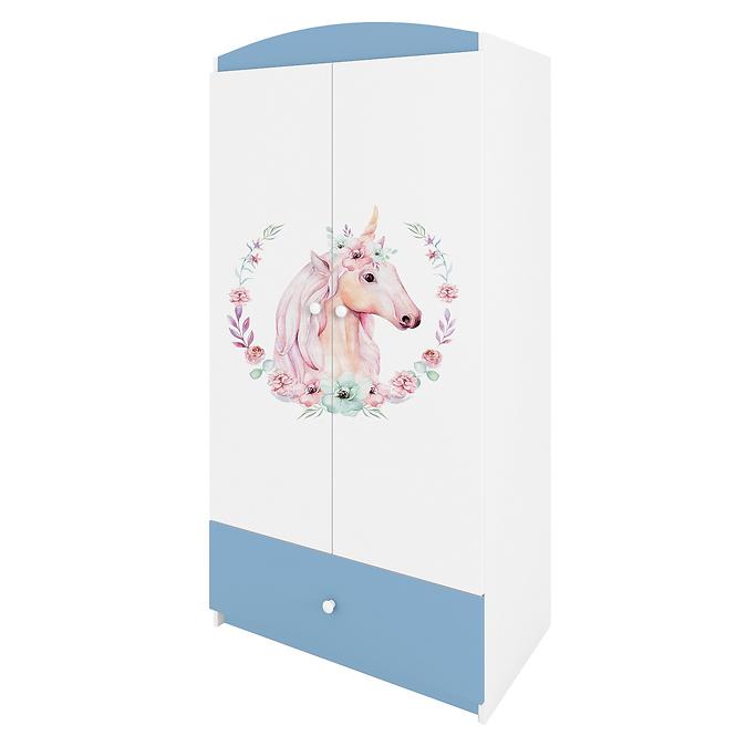 Szekrény Babydreams Kék – Ló