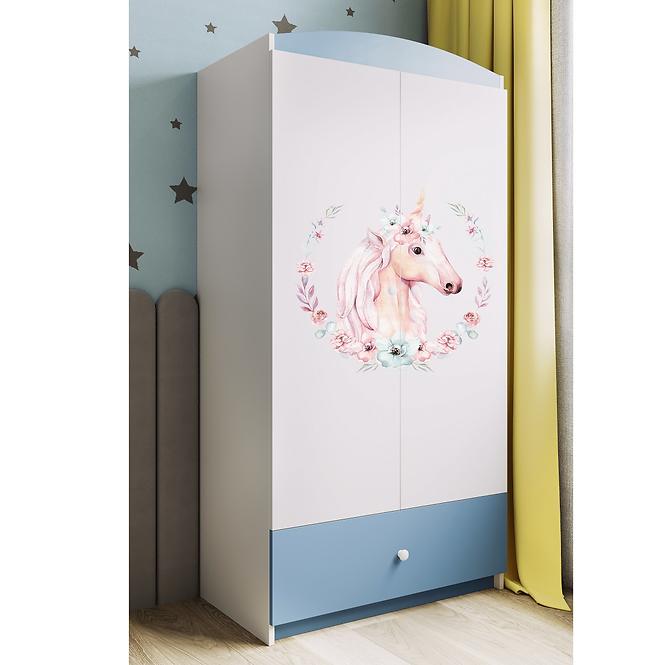 Szekrény Babydreams Kék – Ló