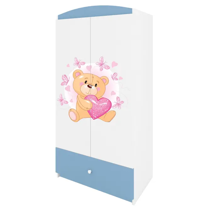 Szekrény Babydreams Kék – Medve Pillangó,3