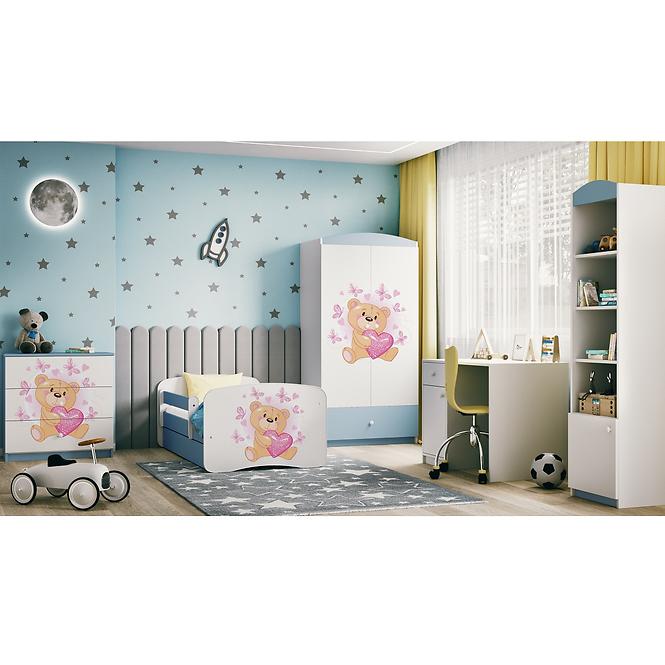 Szekrény Babydreams Kék – Medve Pillangó