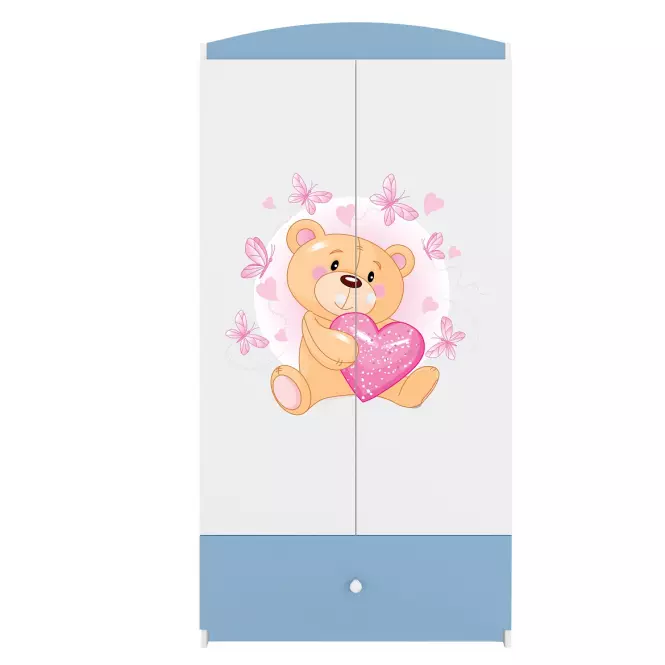 Szekrény Babydreams Kék – Medve Pillangó