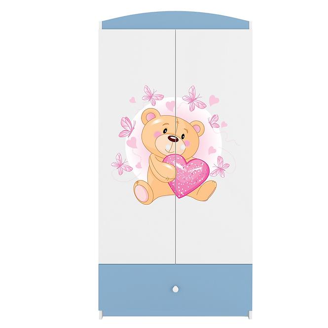 Szekrény Babydreams Kék – Medve Pillangó