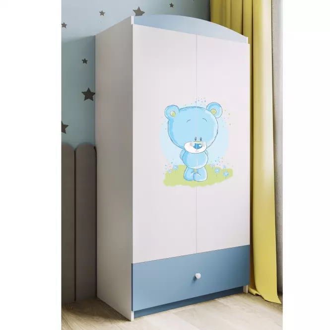 Szekrény Babydreams Kék – Medve Kék,6