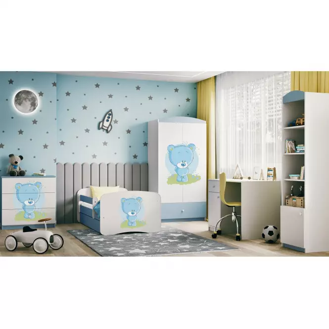 Szekrény Babydreams Kék – Medve Kék,7