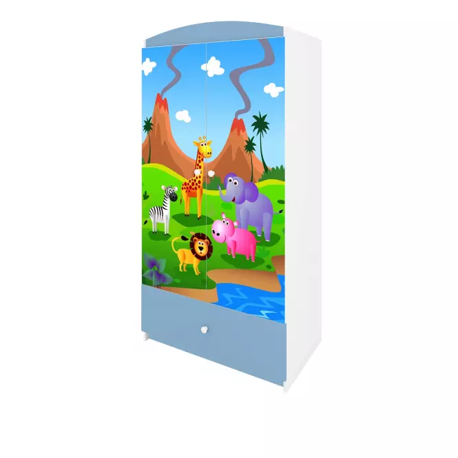 Szekrény Babydreams Kék – Safari