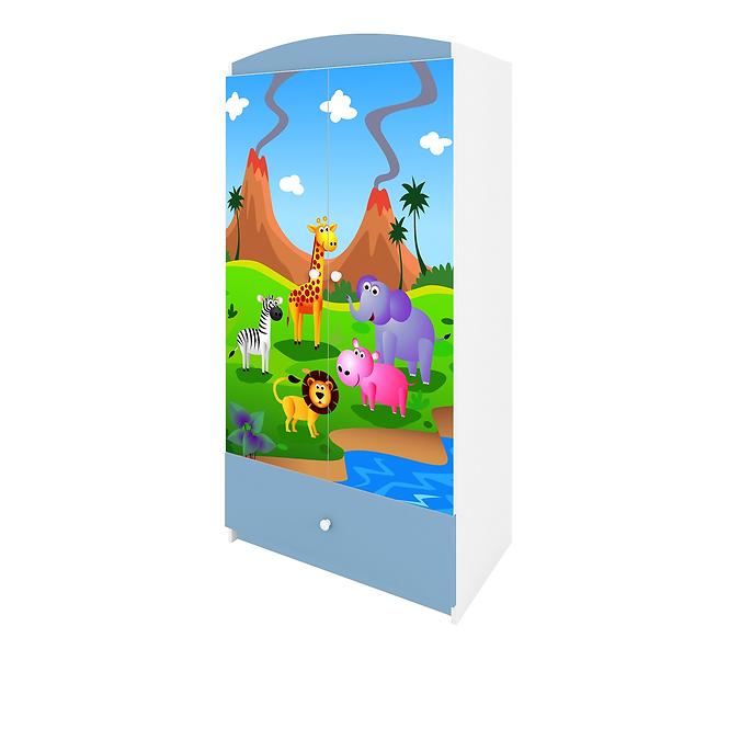 Szekrény Babydreams Kék – Safari