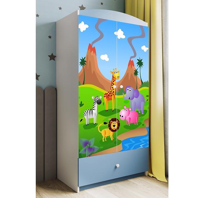 Szekrény Babydreams Kék – Safari