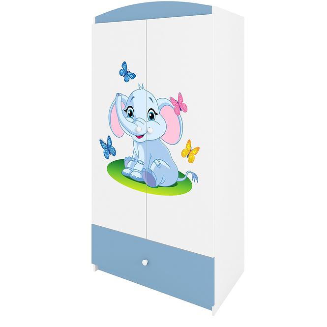 Szekrény Babydreams Kék – Elefánt