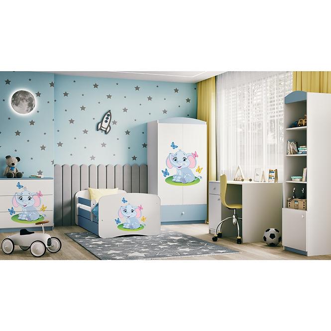 Szekrény Babydreams Kék – Elefánt