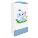 Szekrény Babydreams Kék – Elefánt