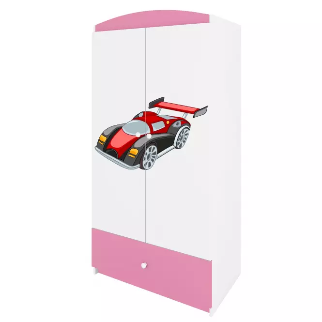 Szekrény Babydreams Rózsaszín – Auto