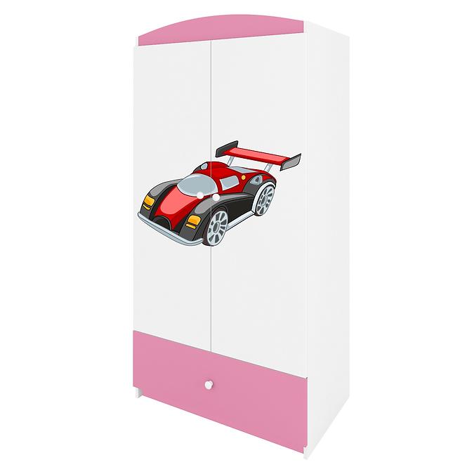 Szekrény Babydreams Rózsaszín – Auto
