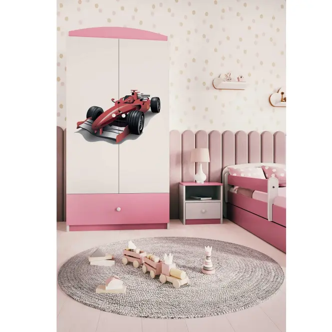Szekrény Babydreams Rózsaszín – versenyző,6