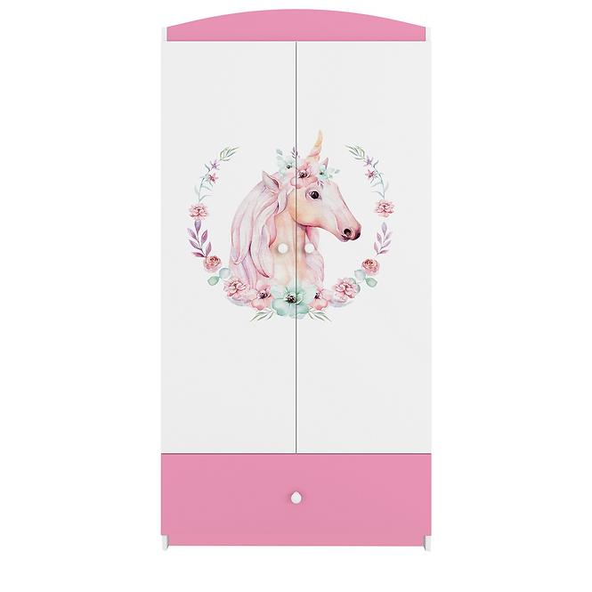 Szekrény Babydreams Rózsaszín – Ló