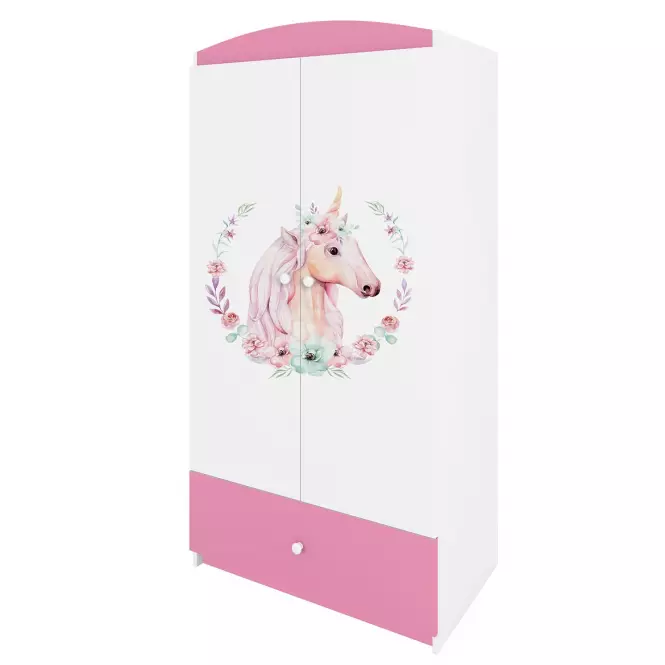 Szekrény Babydreams Rózsaszín – Ló