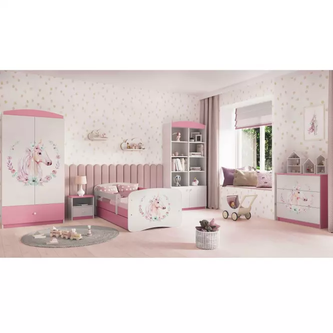 Szekrény Babydreams Rózsaszín – Ló