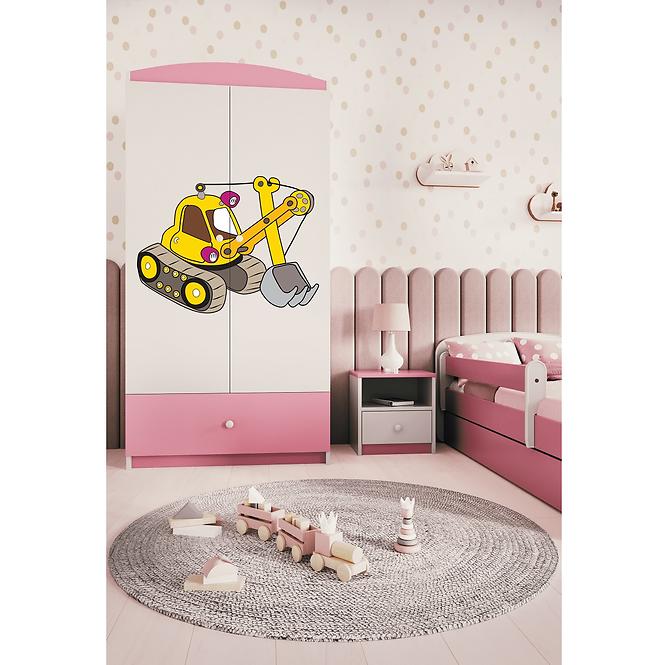 Szekrény Babydreams Rózsaszín – Kotrógép