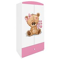 Szekrény Babydreams Rózsaszín – Medve Virágok